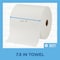 Georgia-Pacific Pacific Blue Ultra Hardwound Paper Towels, 1 Ply, Continuous Roll Sheets, 1150 ft, White, 3 PK 26491 - alternate 14