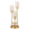 Jonathan Y Axel 20.5" 3-Light Modern Contemporary Metal/Seeded Glass Cluster LED Table Lamp, Gold Painting JYL3084B - alternate 7