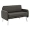 Office Star Products Sofa, SmokeFauxLeather350lbCapUnassembled SL5602-PD52 - alternate 1