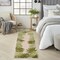 Homeroots 8' Ivory And Green Palm Leaf Indoor Outdoor Runner Rug 548046 - alternate 6