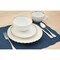 Homeroots Ivory Sixteen Piece Round Ceramic Service For Four Dinnerware Set 534546 - alternate 6