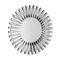 Homeroots 32" Silver Sunburst Unframed Accent Mirror 569264 - alternate 8