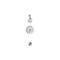 Premier Sanibel Single-Handle 1-Spray Tub and Shower Faucet in Chrome 873X-8201 - alternate 7