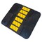Traffic Kontrol Rubber Speed Hump 1PC, 3FT Long With 2 End Caps, Yellow Black TKSH-3-YB-EC - alternate 3