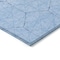 Homeroots 3' X 5' Sky Blue And Black Geometric Washable Indoor Outdoor Area Rug 596764 - alternate 7