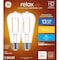 Ge Refresh Series LED Bulb, Decorative, ST19 Lamp, 60 W Equivalent, Medium Lamp Base, Daylight, 2PK 93124196 - alternate 2