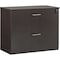 Mayline 36" W Lateral File Cabinet, Mocha MVLFLDC - alternate 1
