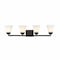 Jonathan Y Staunton 33" 4-Light Farmhouse Cottage Metal LED Vanity Light w/Frosted Glass Shades, Oil Rubbed Bron JYL7525A - alternate 11