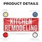 Signmission Kitchen Remodeling, 18 Inch x 48 Inch, Vinyl Banner B-30718 - alternate 4
