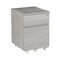 Homeroots 16" Gray Wood Drawer Filing Cabinet 723074 - alternate 1