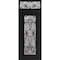 Vdomdoors Aluminum Door Iron 1601 Black Entry Steel Metal Classic Painted 36 x 92 (36 x 80+12)-Left Inswing IRON1601EXD-BLK-W36xH80+12-LH-I - alternate 4