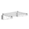 Amgood 18 in. x 24 in. Chrome Wire Wall Mount Shelf AMG WRS-WALL CH-1824-Z - alternate 1
