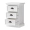 Homeroots 24" Solid Wood and Wood Nightstand 397616 - alternate 7