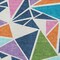 Homeroots 10' X 14' Dark Blue Green And Pink Geometric Washable Indoor Outdoor Area Rug 600413 - alternate 7