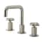 Kingston Brass Widespread Bathroom Faucet with Push Pop-Up Drain, Polished Nickel KS1416RNK - alternate 1