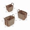 Happimess Clara Hand-Woven Hyacinth Rectangle Storage Floor Baskets with Handles, Brown (Set of 3), 3PK BSK2001B-3SET - alternate 5