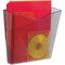Deflecto Wall File Pocket, 10.3x10.9", Smoke 63002 - alternate 3