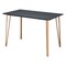 Homeroots 55" Black And Gold Wood And Steel Counter Height Dining Table 394793 - alternate 5