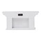 Homeroots Classic White Two Hook Hanging Coat Rack 397773 - alternate 6