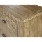 Homeroots 24" Walnut Golden Brown Distressed Solid Wood Two Drawer Nightstand 490277 - alternate 4