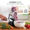 Nutrichef 3 in 1 Cheese Grater & Shredder, Black NCCHS3DRBK - alternate 3