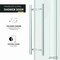 Anzzi 60in x 76in Frameless Shower Door with Sliding in Polished Chrome with Tsunami Tempered Clear Glass SD-FRLS06102CH - alternate 13