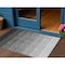 Homeroots 3' X 5' Black And Ivory Ombre Washable Indoor Outdoor Area Rug 595787 - alternate 1