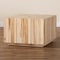 Bali & Pari Augusta Bohemian Natural Teak Wood Coffee Table with Unique Repurposed Wood Logs 247-13736-ZORO - alternate 8