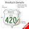 Signmission Route Marker Shield Sign Us 420, 18 inch X 18 inch, Vinyl Decal, 2PK SHI-D-2PACK-18-477 - alternate 5