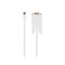 Monoprice Mini Displayport To Vga Cable, White, 10ft 6004 - alternate 1