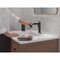 Delta Nicoli Single Handle Pull-Down Bathroom Faucet, 7.31 in, Matte Black / Champagne Bronze 15849LF-GZPD - alternate 5
