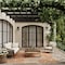 Homeroots 8' X 10' Coral And Beige Nautical Indoor Outdoor Area Rug 550245 - alternate 9