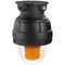 Federal Signal Warning Light, Amber, Strobe Tube, 120V AC, 80 FPM, 8 13/16 in Dia., Ceiling, Pendant, Wall 27XST-120A-MOD - alternate 1