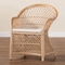 Bali & Pari Casilda Bohemian Natural Braided Rattan Arm Chair 250-13868-ZORO - alternate 9