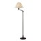 Homeroots 59" Bronze Swing Arm Floor Lamp With Beige Empire Shade 526332 - alternate 1