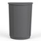Regal Altair 21 Gallon Half Round Gray Plastic Trash Can, Heavy-Duty Space-Saving Design ZR-TC-410-GR - alternate 5