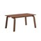 Homeroots 63" Walnut Wood Dining Table 631290 - alternate 5