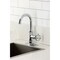 Kingston Brass Single-Handle Bar Faucet with Knurled Handle, Polished Chrome KSD8501RKZ - alternate 4