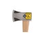 Collins Axe 4 lb Single Bit Splitting 35in Wood Handle Brown HM-4HX-C - alternate 4