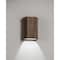 Luxury Lighting Oakheart 8.5 in Tall Wood-Look Ceramic 3-Sided LED Outdoor Wall Light, 2PK (2) TL192-Brk-ud-7 - alternate 1