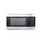 Commercial Chef Countertop Microwave, 1.1 Cubic Feet, Black With Stainless Steel Trim CHCM11100SSB - alternate 1