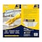 Power Clean DISPOSABLE LATEX GLOVES - 12in - 14 MIL - X-LARGE - YELLOW - 12PK KG12XL-12 - alternate 5