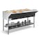 Koolmore Four Pan Open Well Electric Steam Table with Undershelf, . KM-OWS-4 - alternate 7