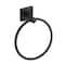 Paradise Bathworks Avalon, Towel Ring, Matte Black 68020 - alternate 1