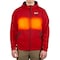 Milwaukee Tool Men's Heated Hoodie, Up to 8 hours Time, Zipper Closure, Red, Size L M200R-20L - alternate 1