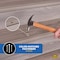 M-D Building Products Building Products 1-1/8'' X 1-1/8'' X 36'' Pewter Aluminum Stair Edging w/ Screw Nails 43878 - alternate 6