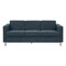 Office Star Products Pacific Sofa Couch, Navy PAC53-S76 - alternate 8