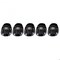 Recon Truck Accessories 99-02 RAM CAB ROOF LIGHTS SMOKE LENS BLACK BASE AMBER LED BULBS W/OUT WIRING (5PC) 264145BK - alternate 5