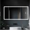Homeroots 47" Clear Lighted Unframed Bathroom Vanity Mirror 564841 - alternate 7