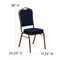 Flash Furniture Navy Blue Fabric Banquet Chair, PK4 4-FD-C01-ALLGOLD-2056-GG - alternate 10